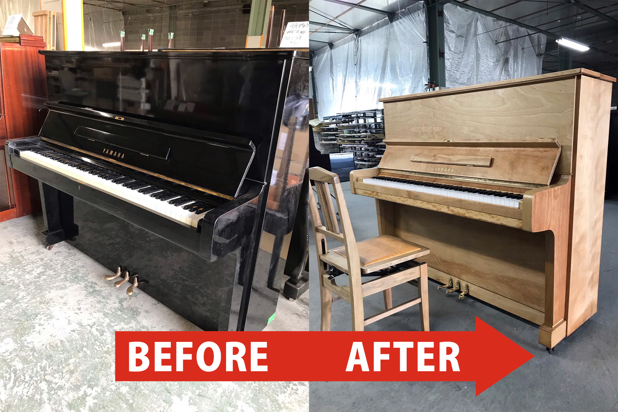 ピアノ修理事例