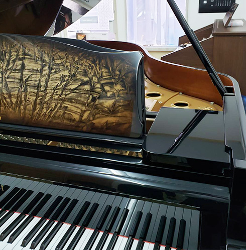 カスタム塗装譜面台(黄色)